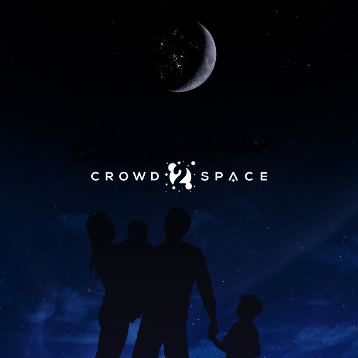 Crowd2Space Logo and Branding Design | PixelChefs