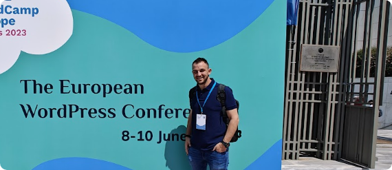 Alex Alexakis at WordCamp Europe, 2023