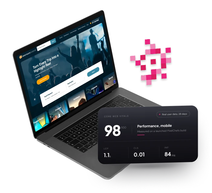 What a PixelChefs website includes