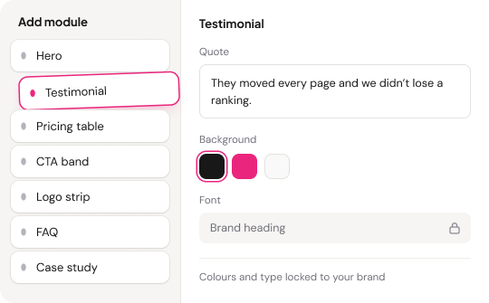 Custom HubSpot module library for marketers | Pixelchefs