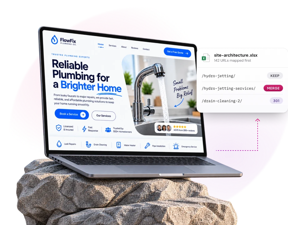 Website architecture first, web design second | Pixelchefs